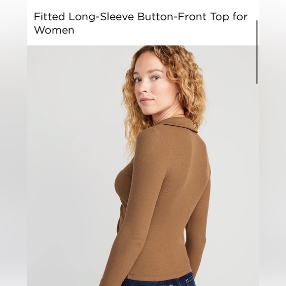 Ruched button down - Picture 2 of 2